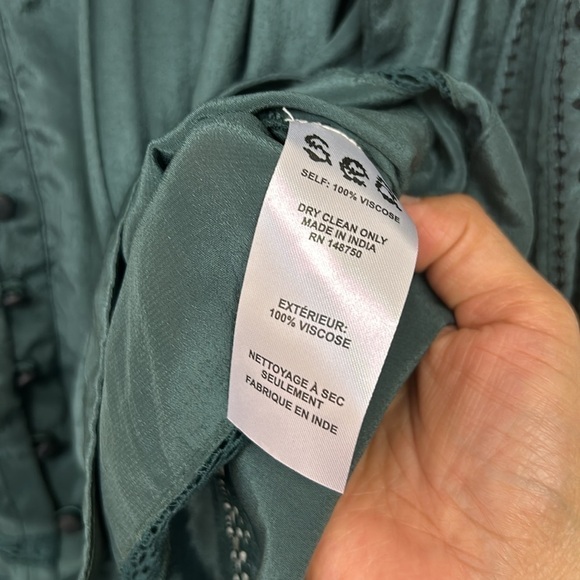 Sea New York Emerald Mock Neck Blouse - Picture 7 of 7